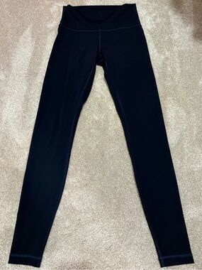 Lululemon Wunder Under High Rise Tight 28” Full-On Luxtreme Navy Blue Size 6